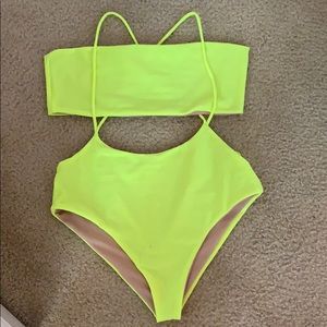 Fashion Nova Brand New Neon 2 Piece